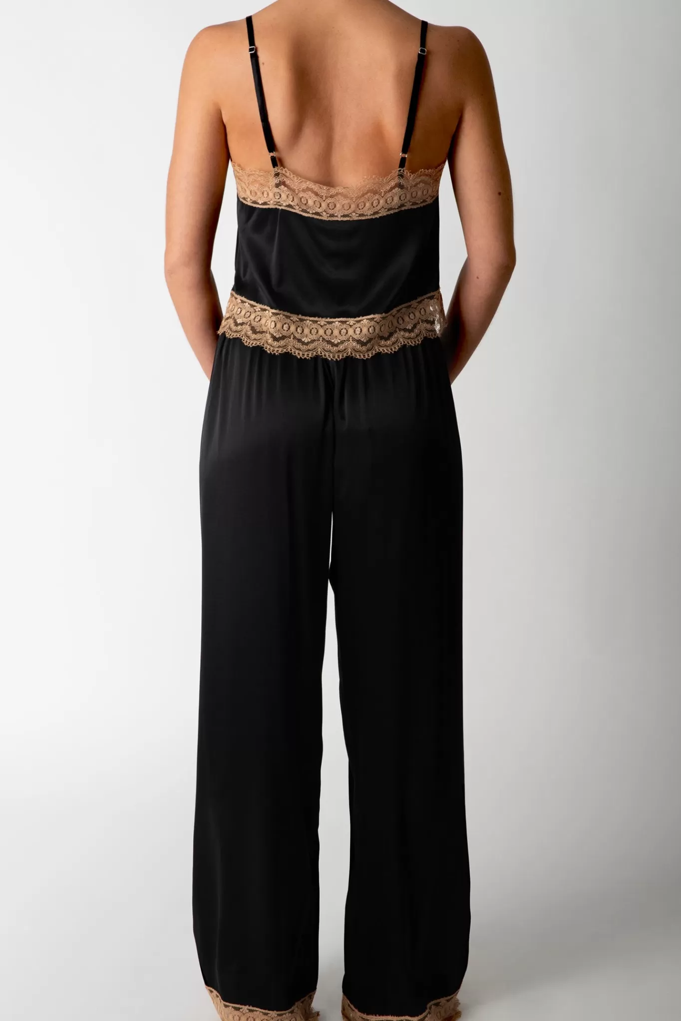 Diana Silk Pajama Pant>Miguelina Fashion