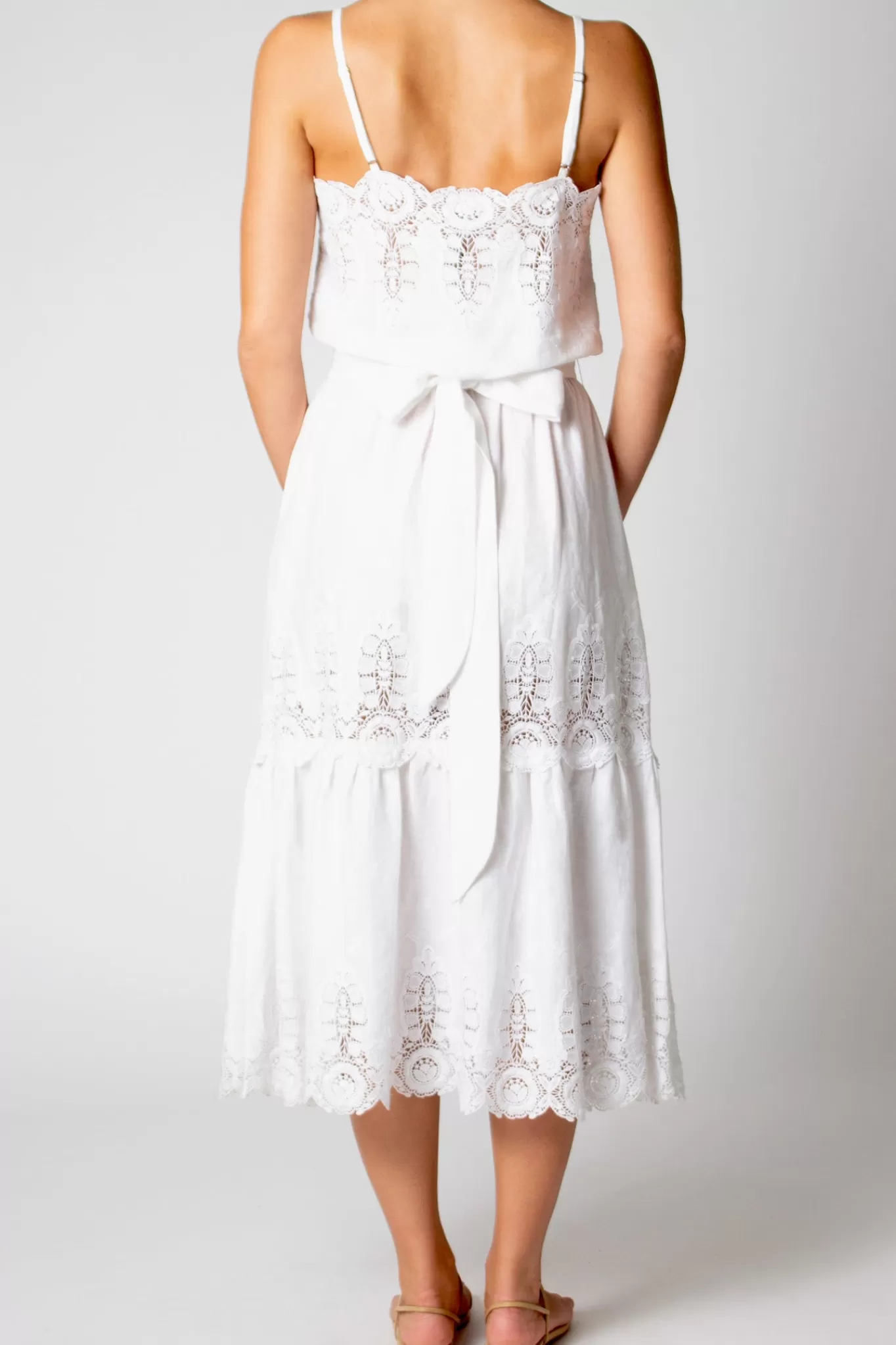 Esme Dragonfly Roselle Linen Dress>Miguelina Shop