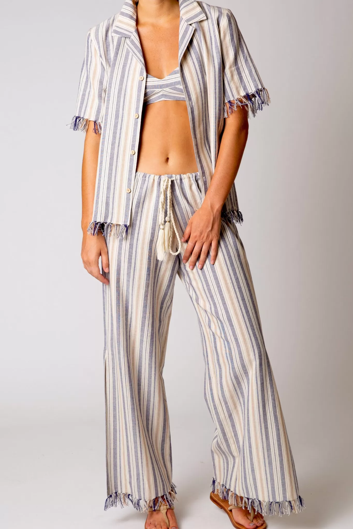 Fifi Fringed Pants>Miguelina Online