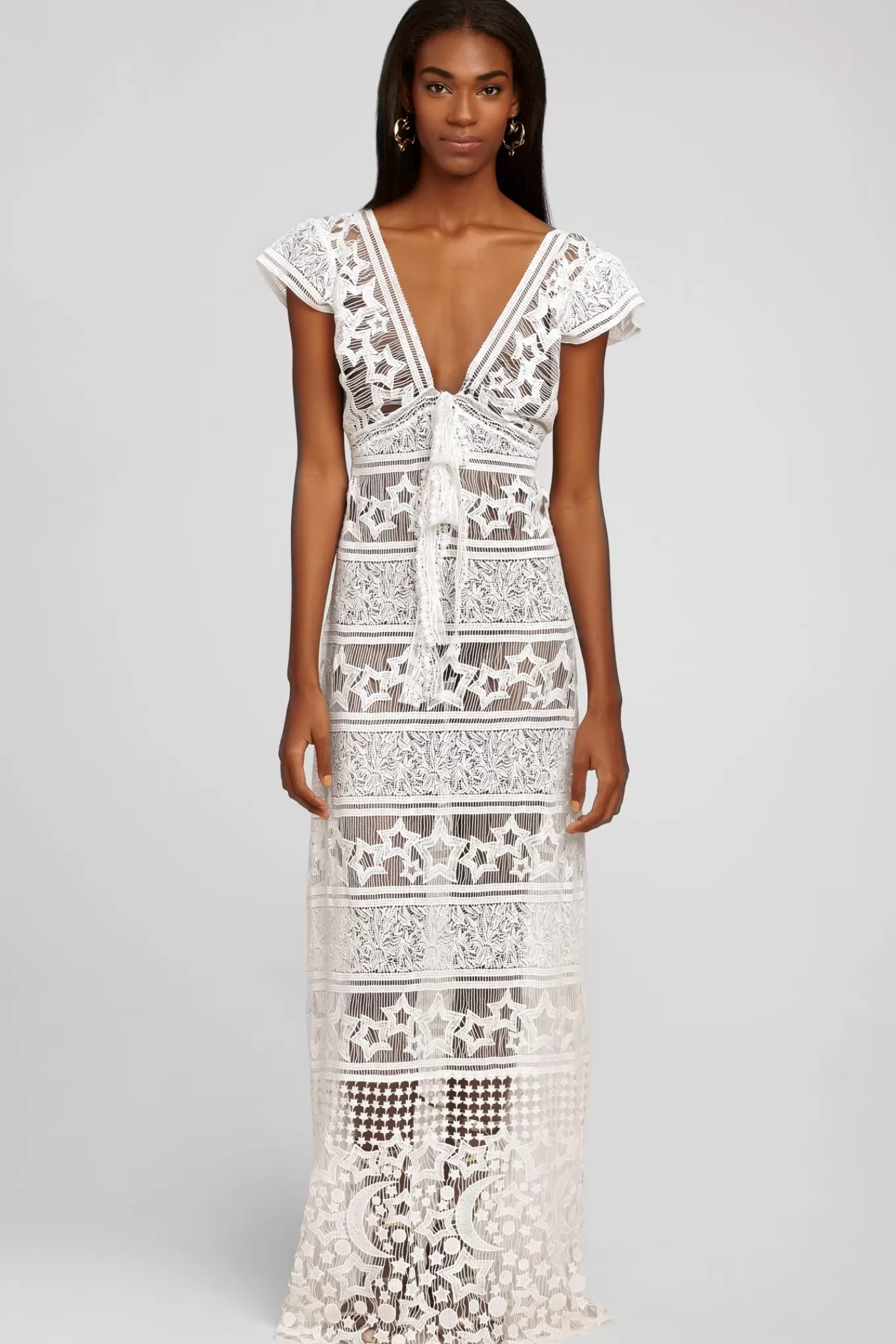 Reina Starlight Lace Dress>Miguelina Store