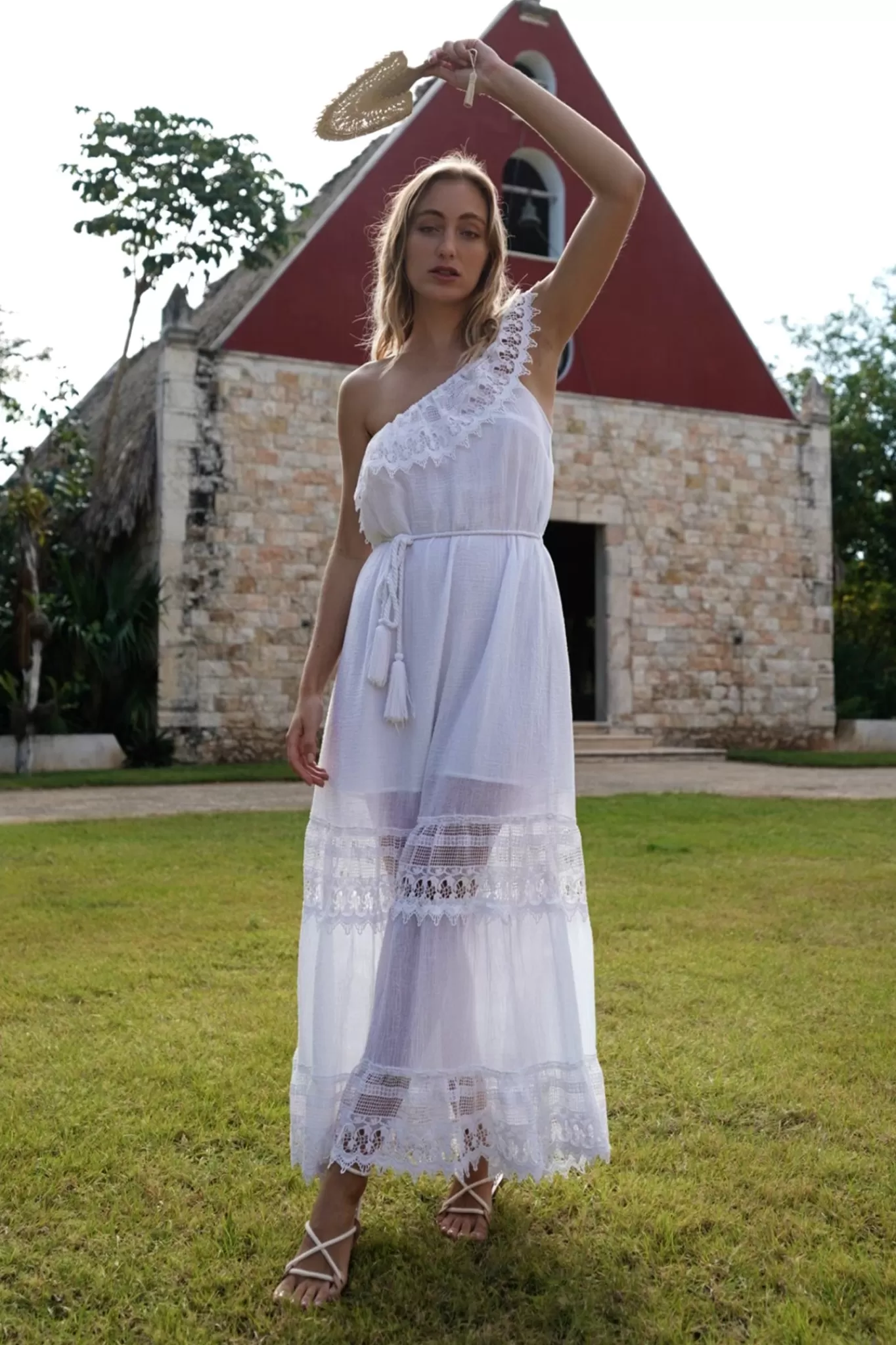 Rezina Gauze Dress>Miguelina Shop