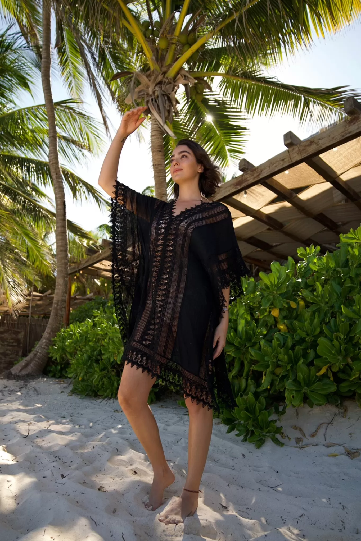 Tyra Gauze Caftan>Miguelina Sale